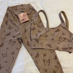 Beach Riot Butterfly Athleisure Set